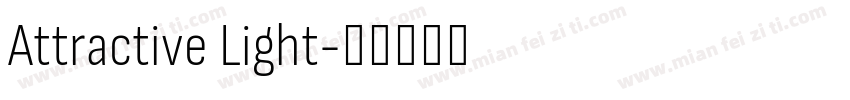 Attractive Light字体转换